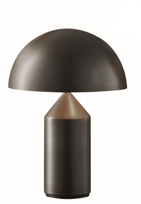 Atollo Bronze Satiné Lampe de Table Oluce